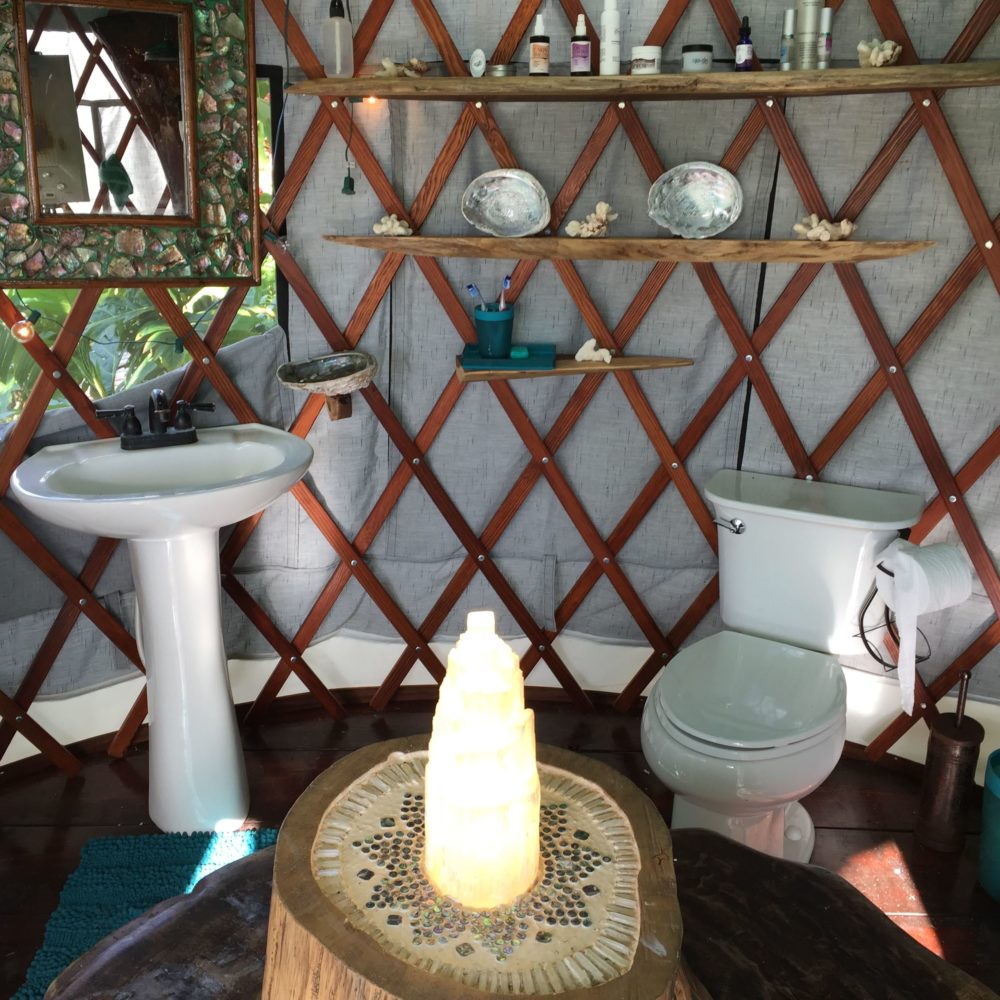 ZEN Bathroom yurt Ohana Yurts