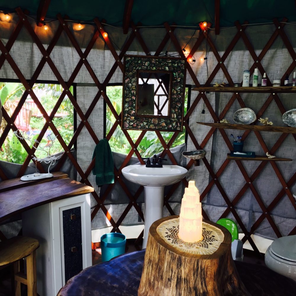 ZEN Bathroom yurt Ohana Yurts